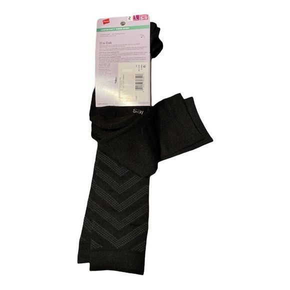 Hanes Premium Soft & Silky 2-pack Knee High Socks - Picture 2 of 2